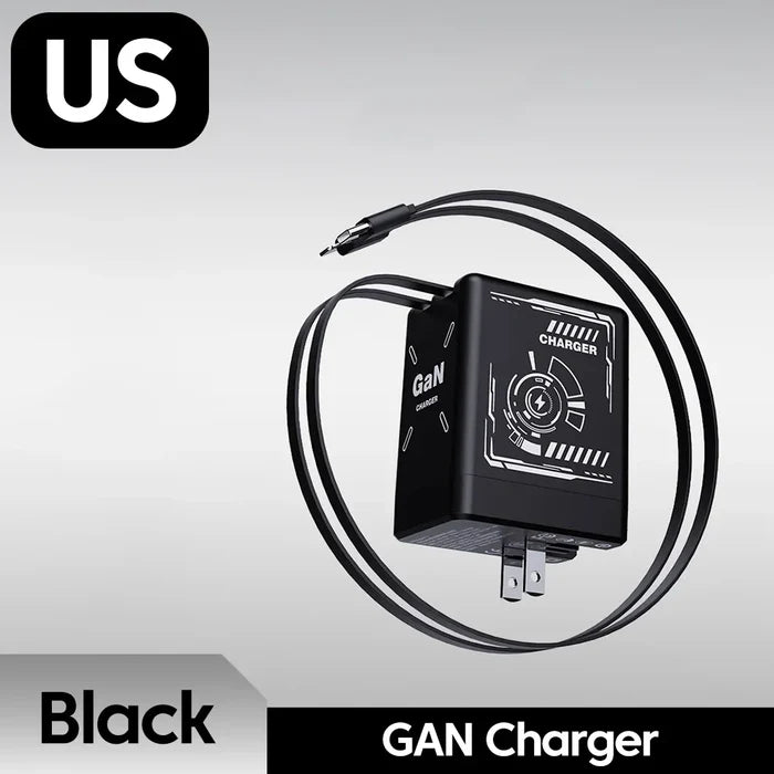 120W Power Retractable Charger for Devices