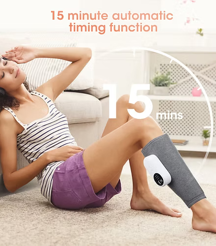 Adjustable Electric Heating Calf Massager for Comfort