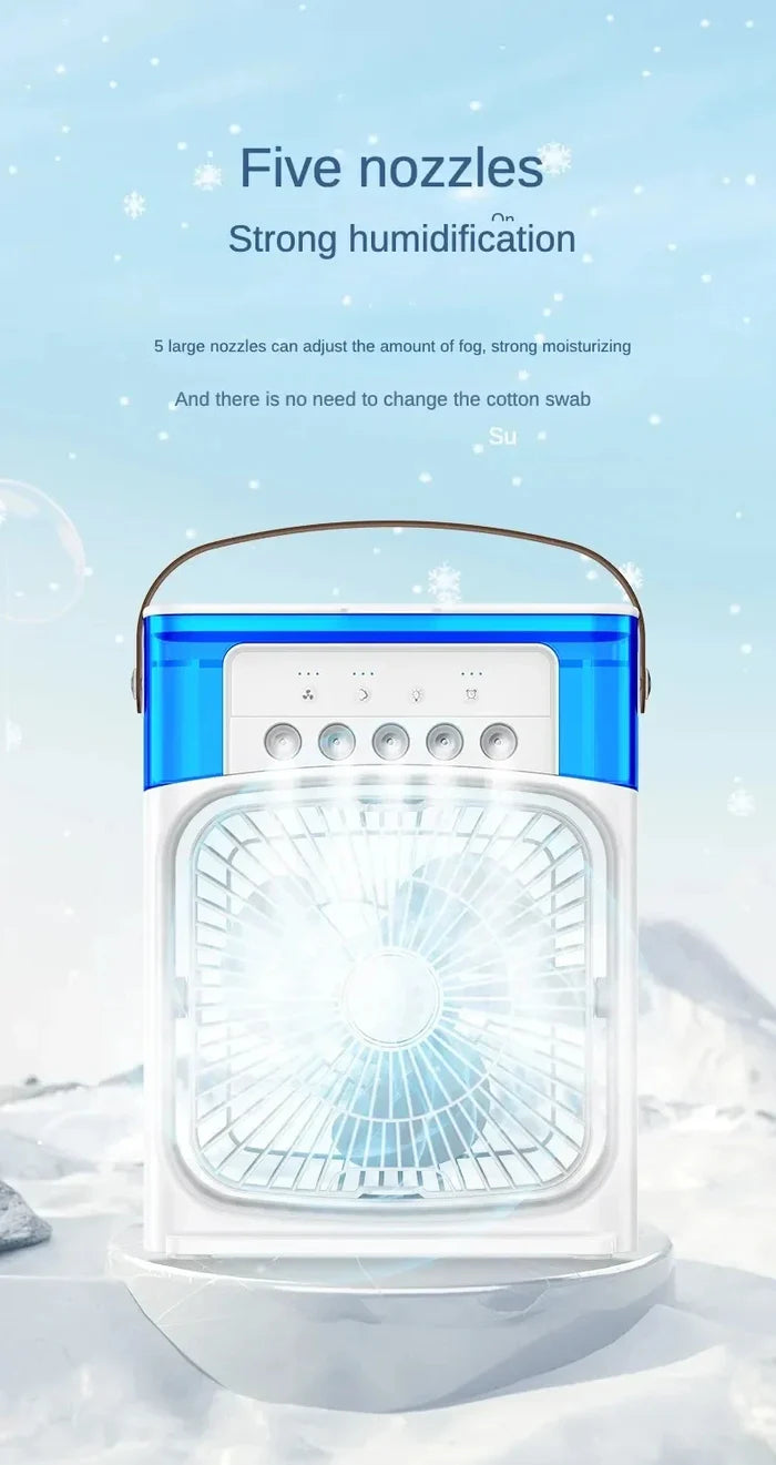 Quiet AirMist Pro Desktop Humidifier Fan Cooler