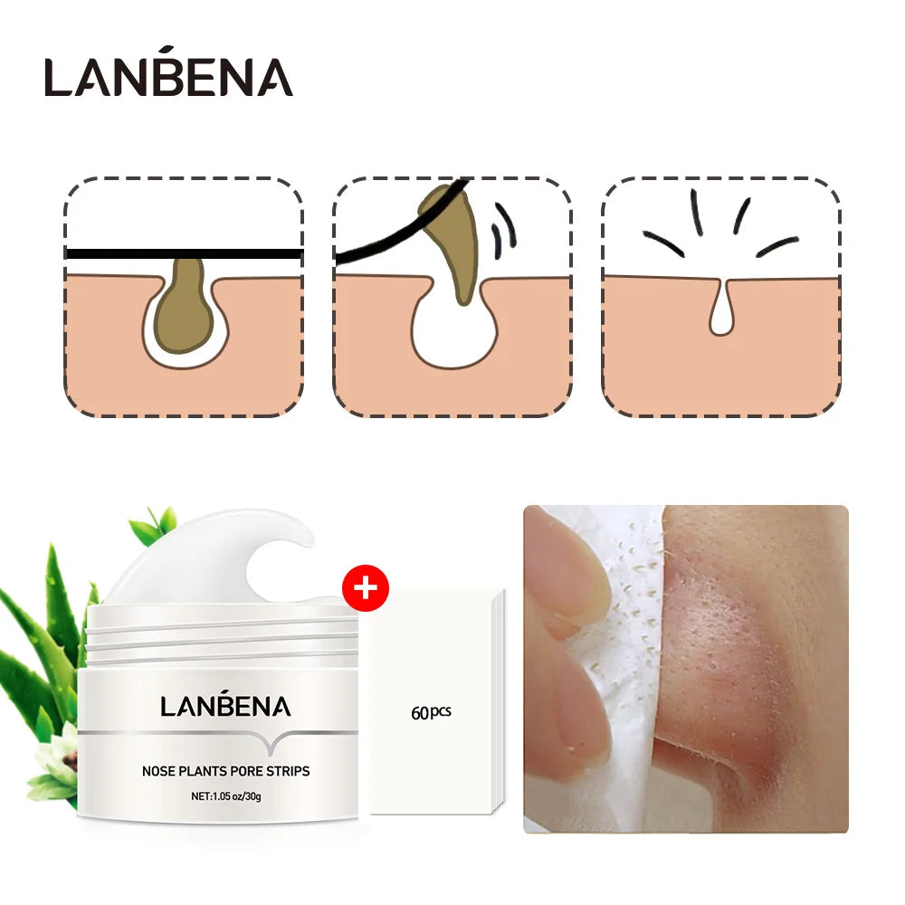 DermaStrips™ - 60PCS Blackhead/Whitehead Pore Strips