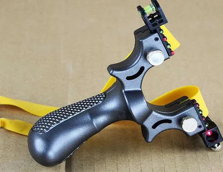 High-Accuracy Laser Slingshot for Target Practice