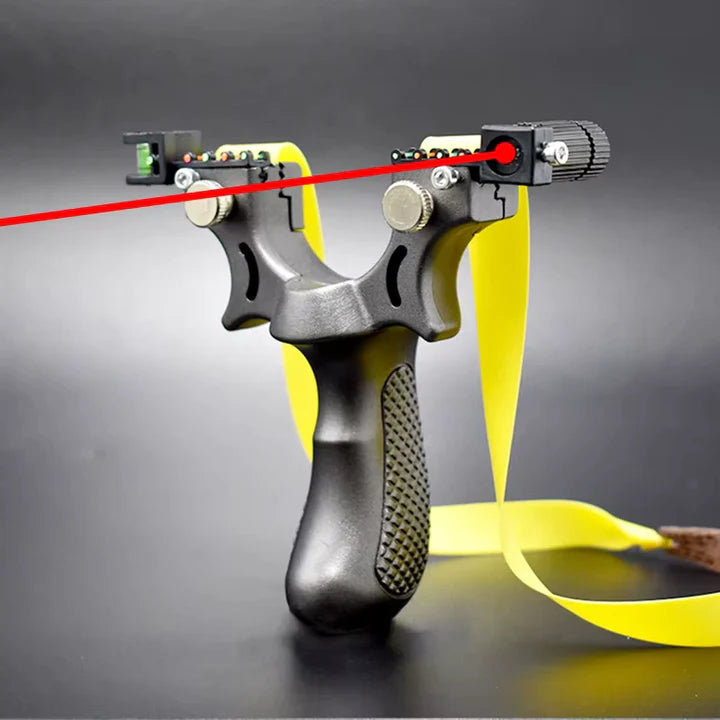 High-Accuracy Laser Slingshot for Target Practice