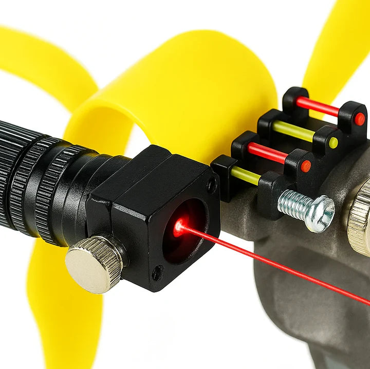 High-Accuracy Laser Slingshot for Target Practice