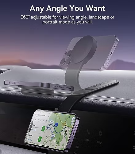 360° Magnetic Bendable Phone Holder with Charging