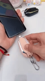 Mini Emergency Keychain Power Bank for iPhone