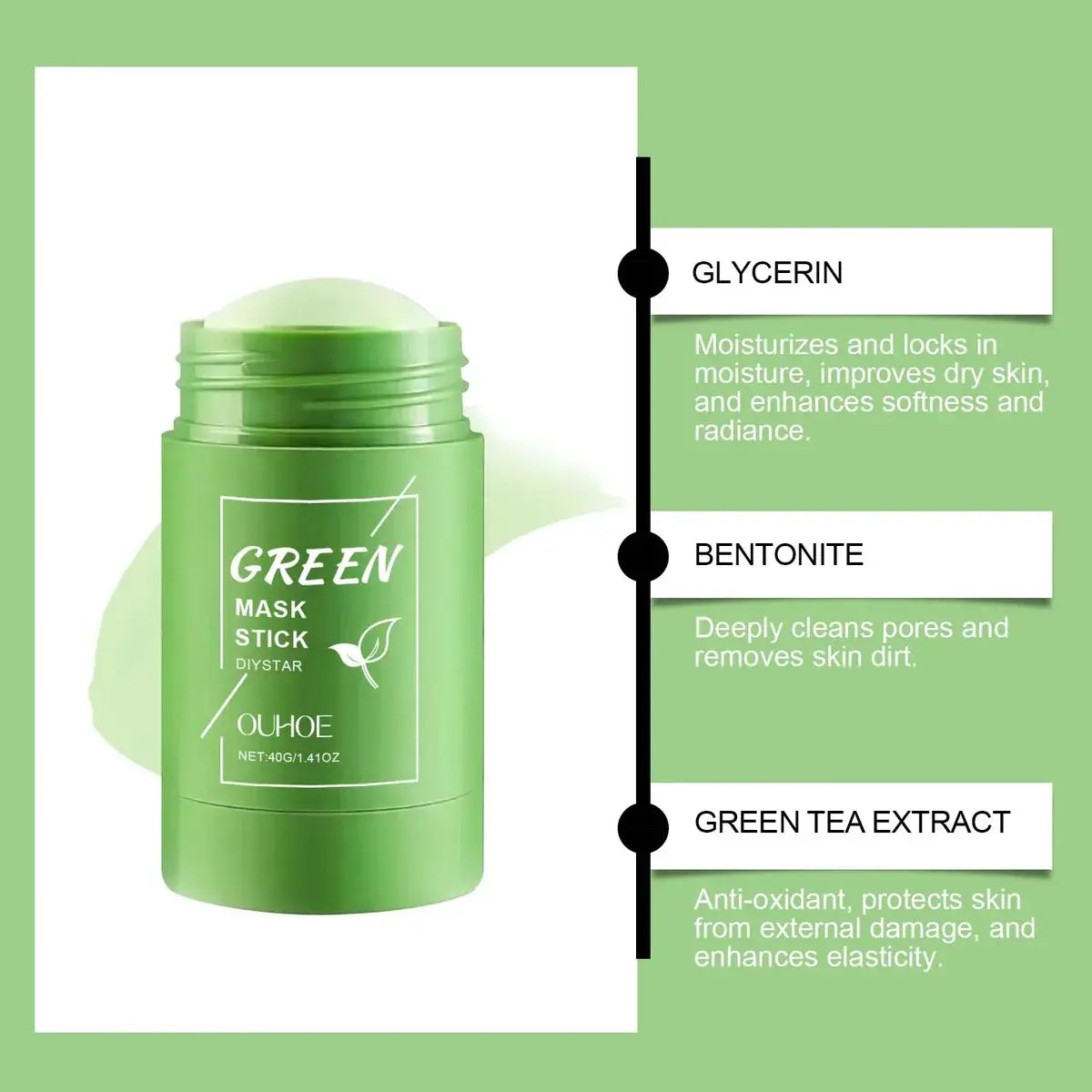 Green Tea Blackhead Removal Peel-Off Mask