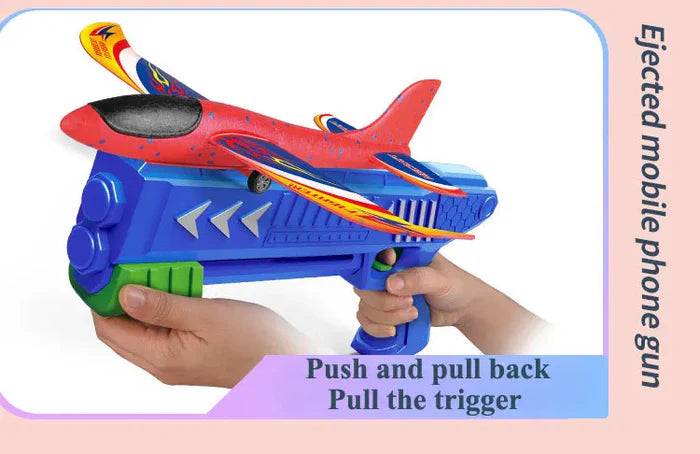 Foam Plane Launcher – Exciting Outdoor Catapult Toy for Kids