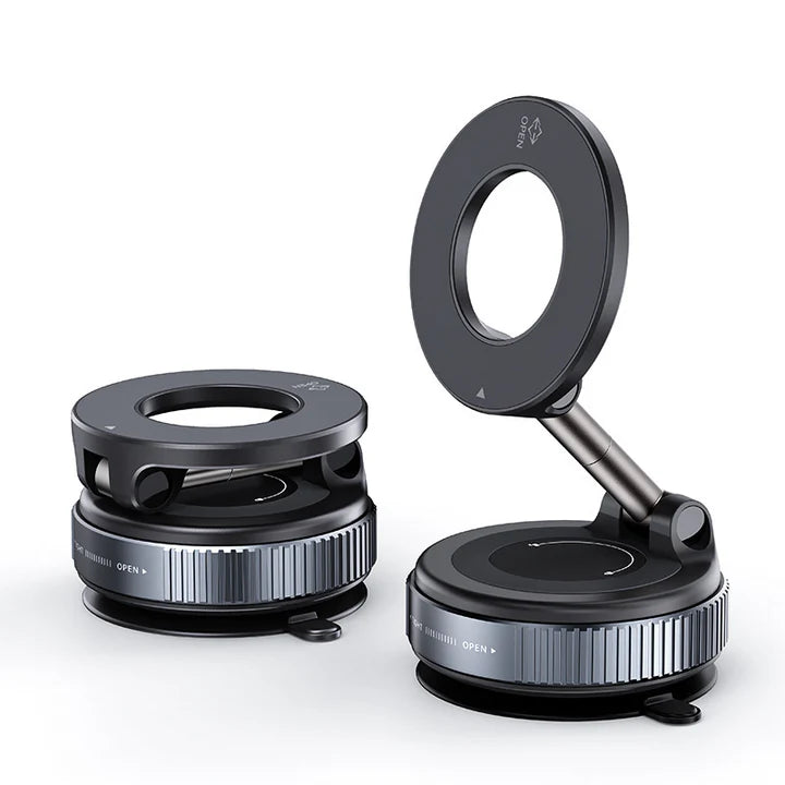 Magnetic Phone Holder with Vacuum Suction Base