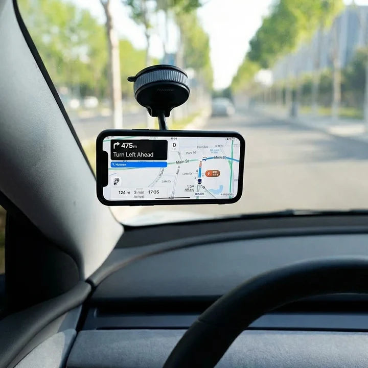 Magnetic Phone Holder with Vacuum Suction Base