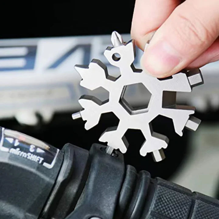 Pocket 18-in-1 Snowflake Multi-Tool for Travel