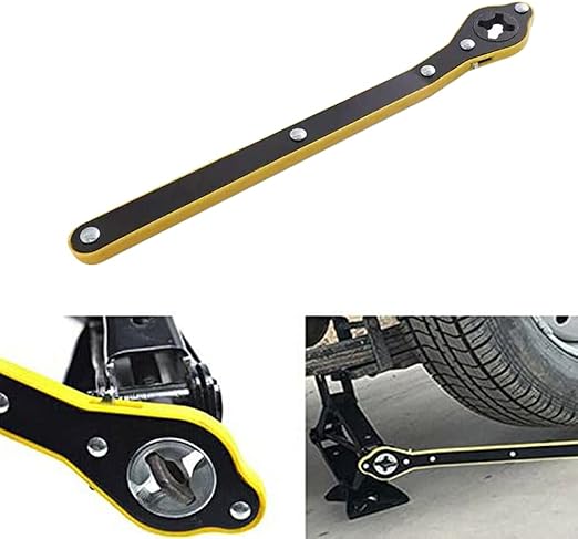 Durable Car Jack Ratchet Wrench Tool for Tire Changes