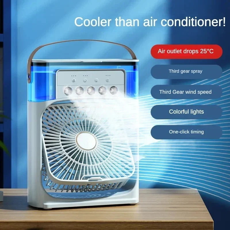 Quiet AirMist Pro Desktop Humidifier Fan Cooler