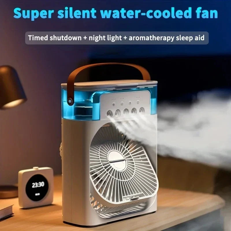Quiet AirMist Pro Desktop Humidifier Fan Cooler