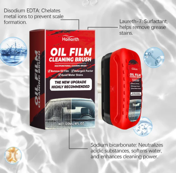 Car Windshield Oil Film Remover Glass Cleaner