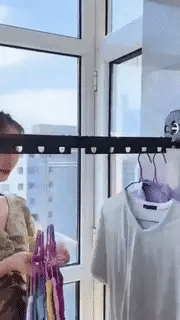 Compact Foldable Wall Drying Rack for Clothes