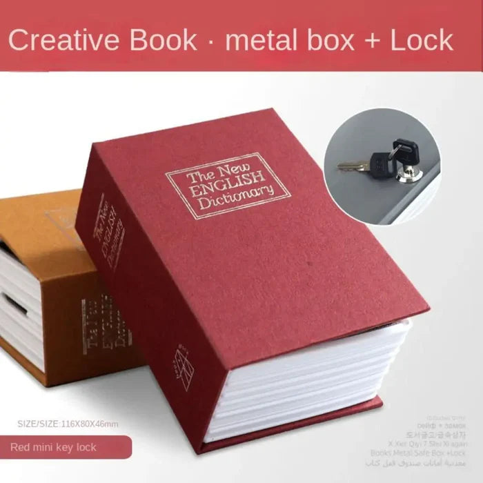 Real Book Dictionary Secret Safe Box Design