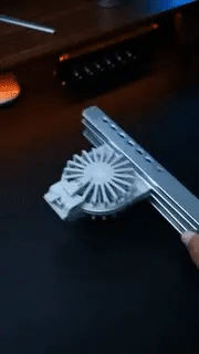 Soporte de refrigeración plegable de aluminio para portátil