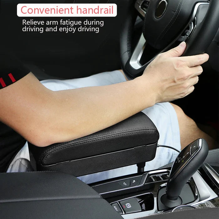 Adjustable Car Armrest with Storage
