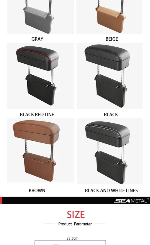 Adjustable Car Armrest with Storage