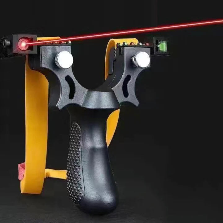 High-Accuracy Laser Slingshot for Target Practice