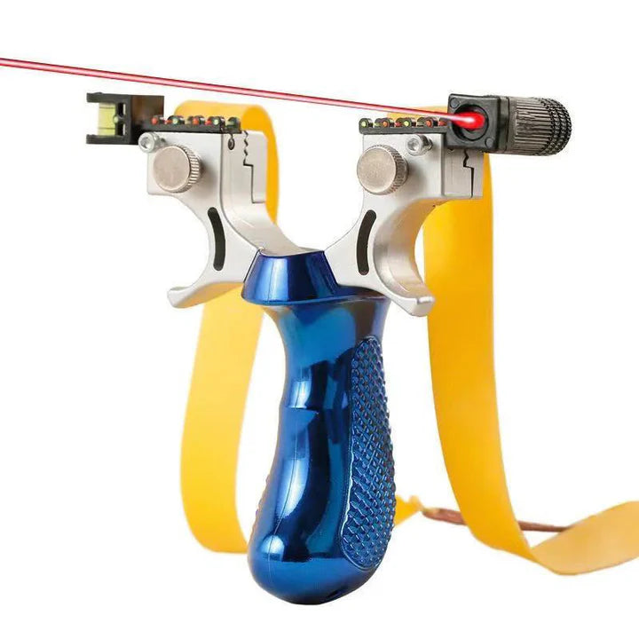 High-Accuracy Laser Slingshot for Target Practice