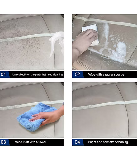 Leather Lux Foam Cleaner for Car Interiors
