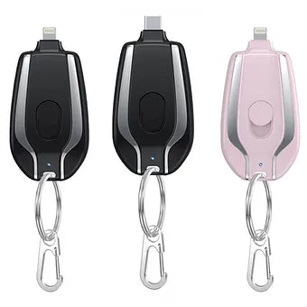 Mini Emergency Keychain Power Bank for iPhone