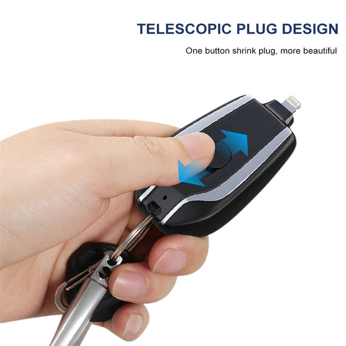 Mini Emergency Keychain Power Bank for iPhone