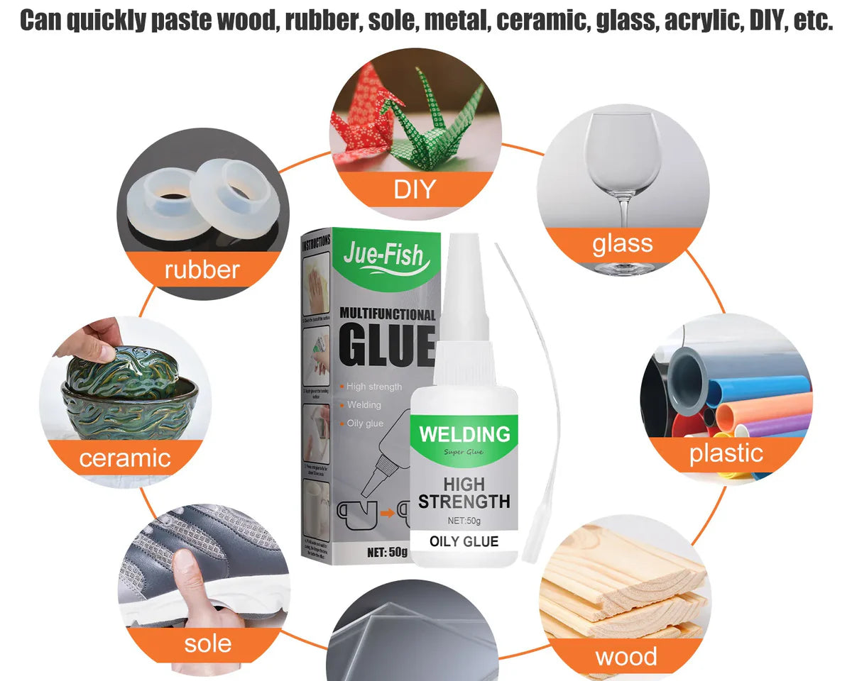 Waterproof Multifunctional Glue for Quick Fixes