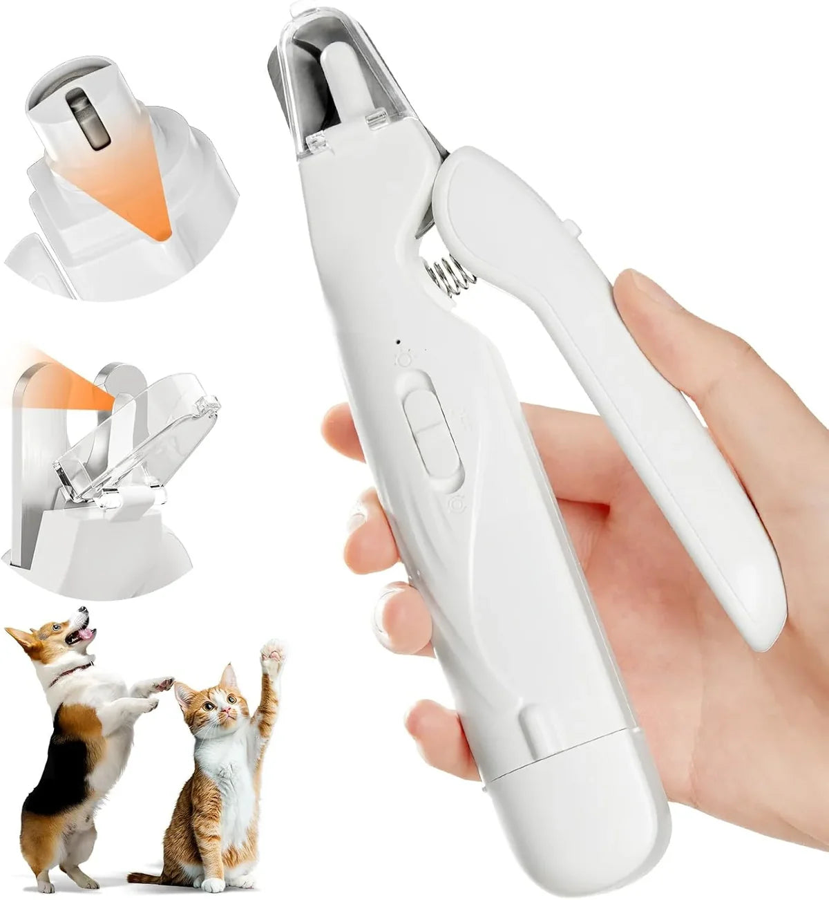 Pet Nail Grooming Tool with LED Light