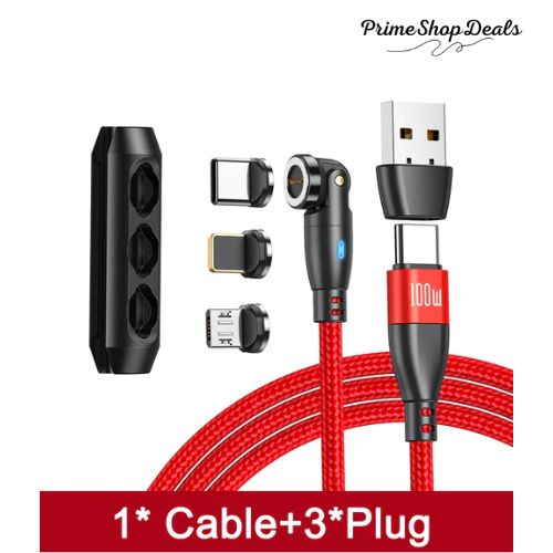 100W Magnetic USB Type-C Fast Charging Cable