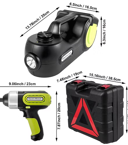 Portable Professional Electric Car Jack Tool Kit