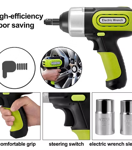 Portable Professional Electric Car Jack Tool Kit