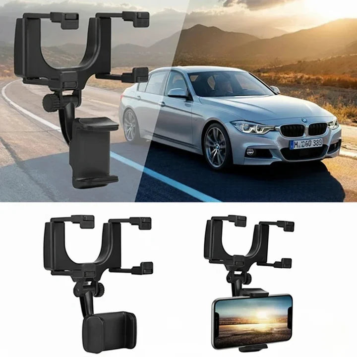 Car Rearview Mirror Mobile Phone Holder