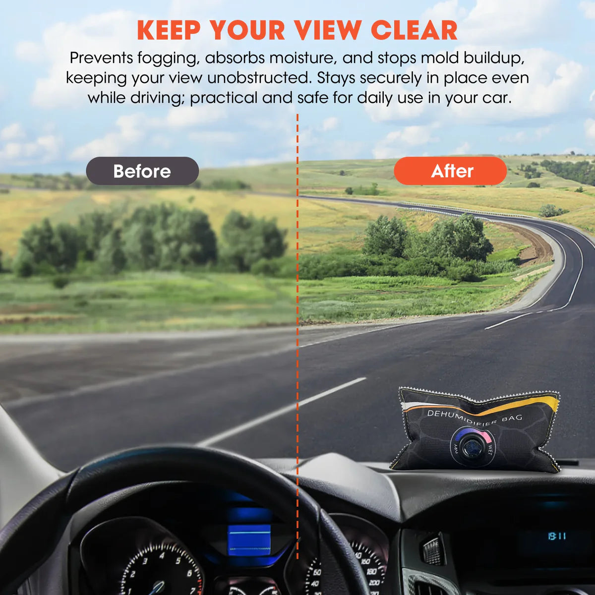 Silica Gel Reusable Dehumidifier Bag