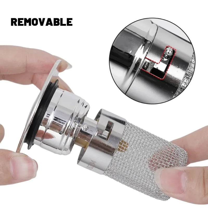 FaucetEase™ - Stainless Steel Floor Drain Filter