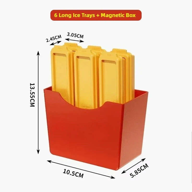 French Fries Ice Cube Mold for Fun Party Cold Drinks