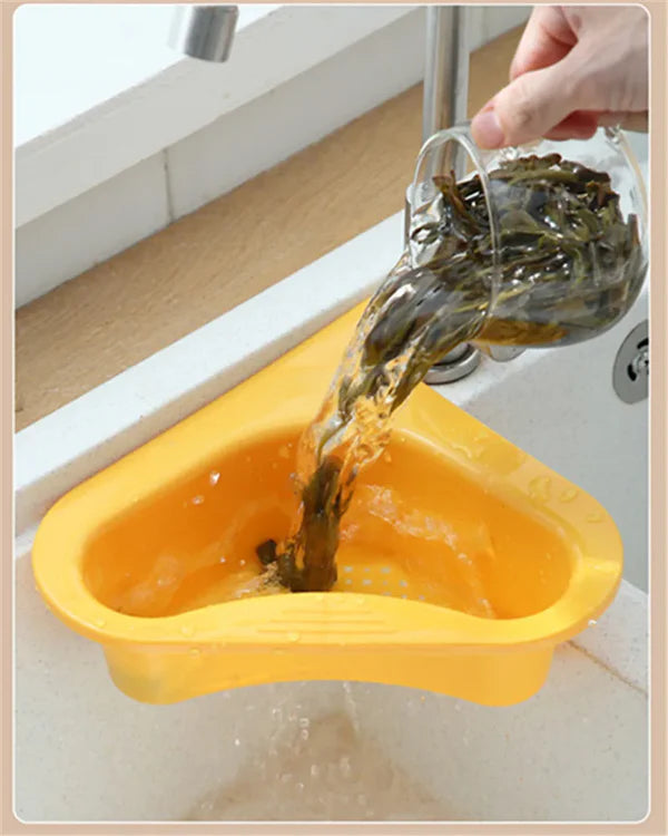 SwanShaped Sink Drain Basket - Multifunctional Kitchen Strainer & Organizer