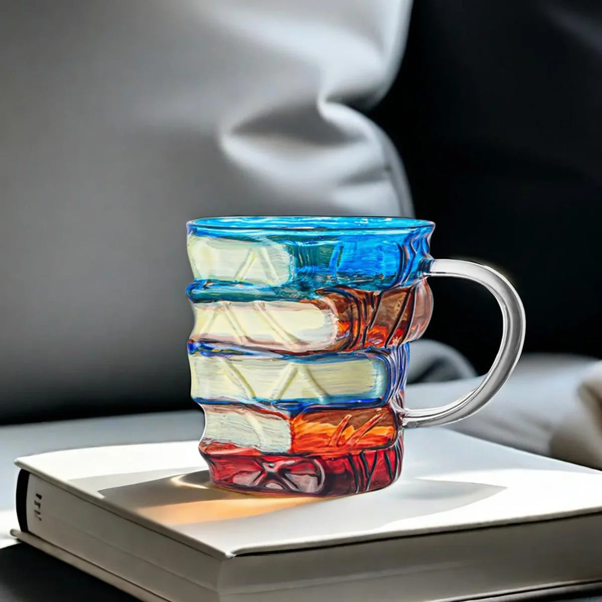 Creative Book Painted Coffee Mug