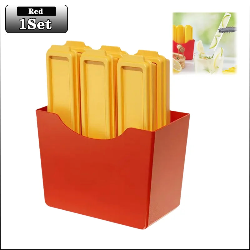French Fries Ice Cube Mold for Fun Party Cold Drinks