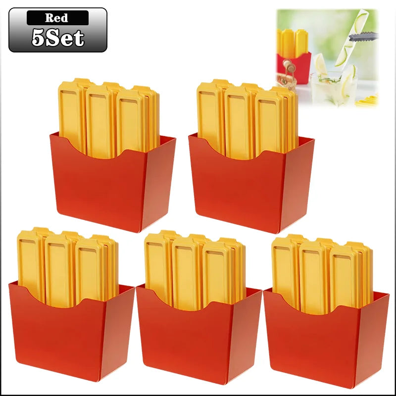 French Fries Ice Cube Mold for Fun Party Cold Drinks