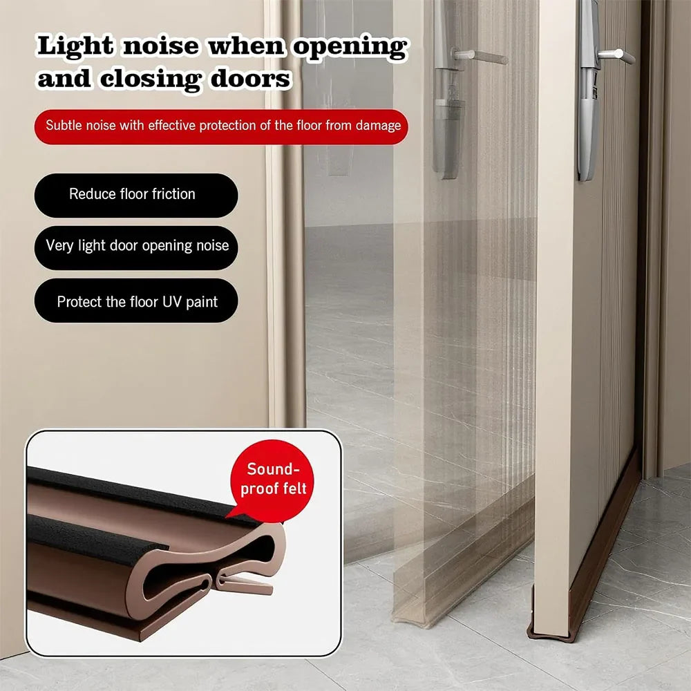 Tira de puerta SealGuard Pro duradera para huecos