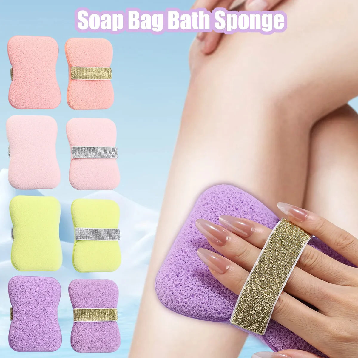 Eco-Friendly Shower Soap Bag Sponge for Bath