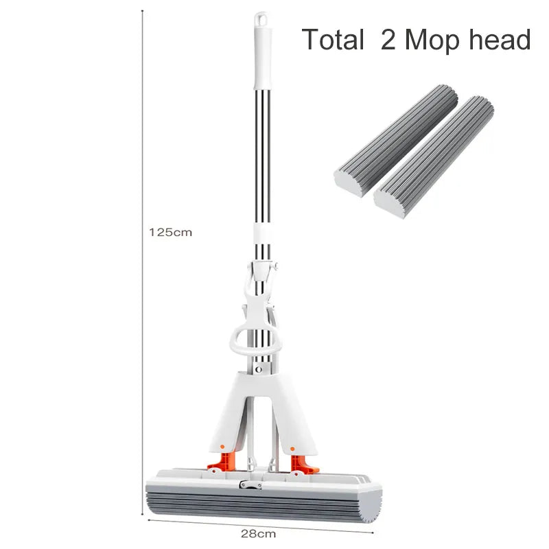 Hands-Free Squeeze Self-Draining Collodion Mop
