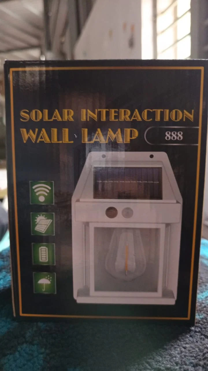 Wireless Solar Wall Lamp for Outdoor Lighting
