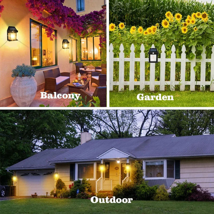 Wireless Solar Wall Lamp for Outdoor Lighting
