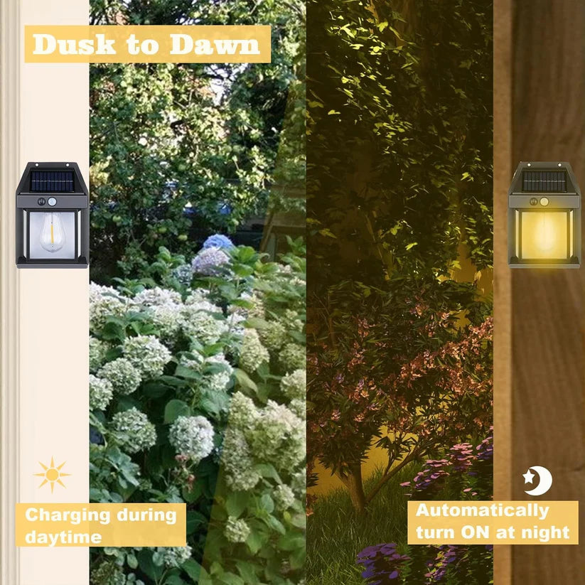 Wireless Solar Wall Lamp for Outdoor Lighting