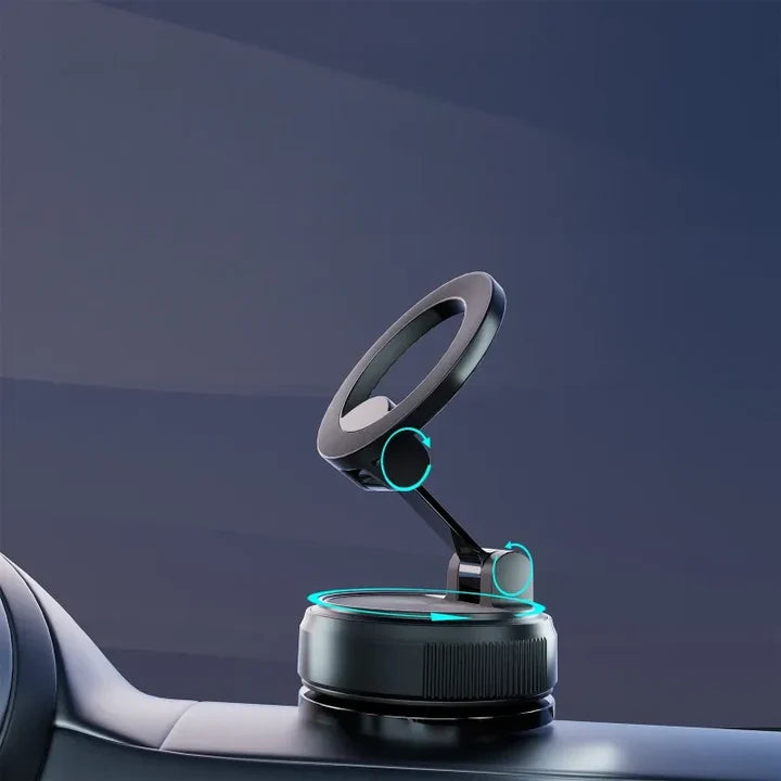 Magnetic Phone Holder with Vacuum Suction Base