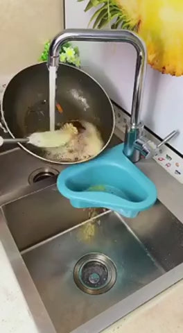 SwanShaped Sink Drain Basket - Multifunctional Kitchen Strainer & Organizer